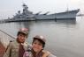 Robert and Jonathan and the battleship