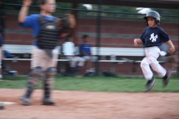 Jonathan slides into home