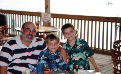 Dad, Robert and Jonathan