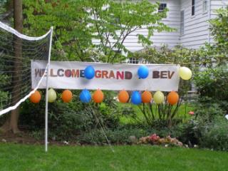 Grandma Bev visits