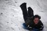 Jonathan sledding