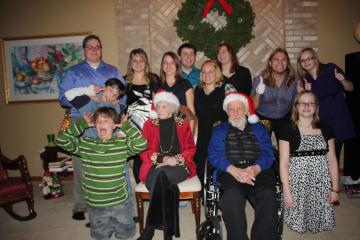 Grandkids - funny faces