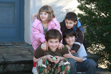 Emily, Jacob, Robert and Jonathan
