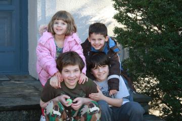Emily, Jacob, Robert and Jonathan