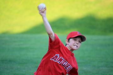 He throws