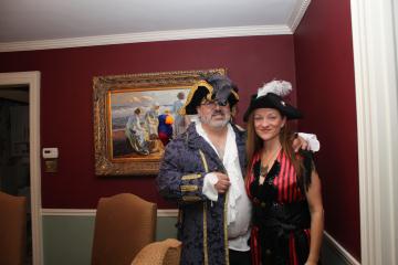 Ian & Nancy dress for Halloween