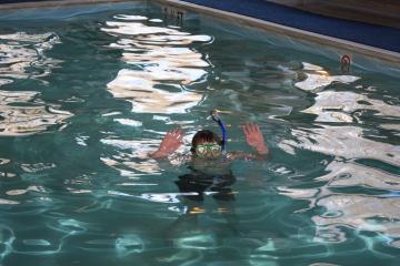 Robert in the pool