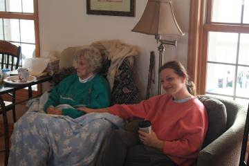 Nancy and her mom