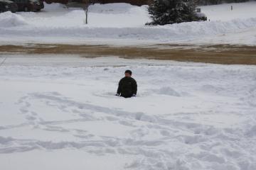 Jonathan in the snow