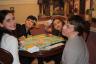 Kids play monopoly