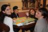 Kids play monopoly