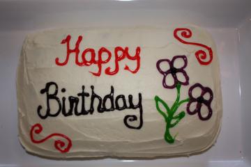 Grandma Beverly's birthday cake
