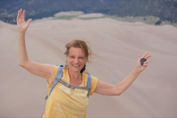Nancy at the top