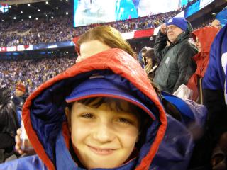 Jonathan at the Giant game