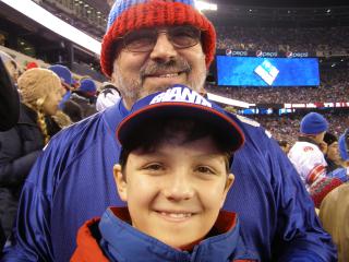 Jonathan and Ian at the Giant Game