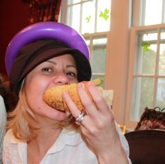 Sheila has a real Chicago dog