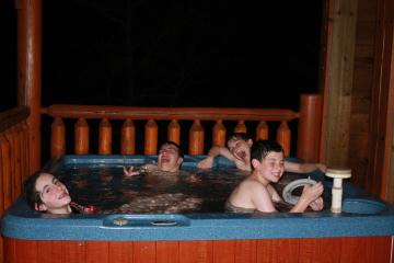 Hot tub fun