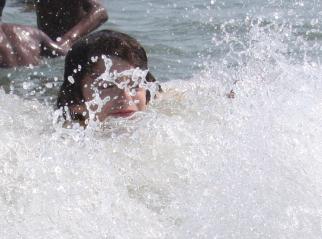 Myles in the wave