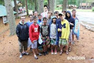 Robert at Camp - Bowdoin