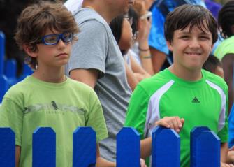 Myles and Jonathan at Six Flags