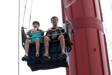 Jarett and Robert at Six Flags